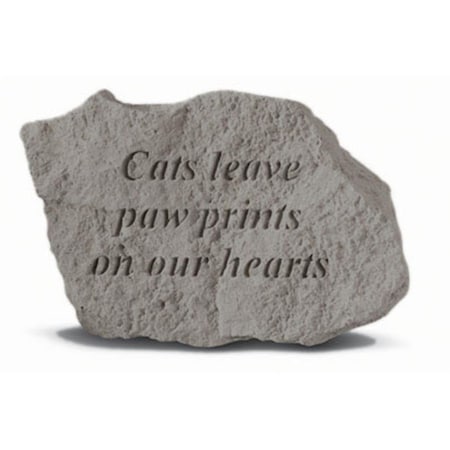 Kay Berry - Inc. Cats Leave Paw Prints On Our Hearts - Memorial - 5 Inches x 3.25 Inches KA313555